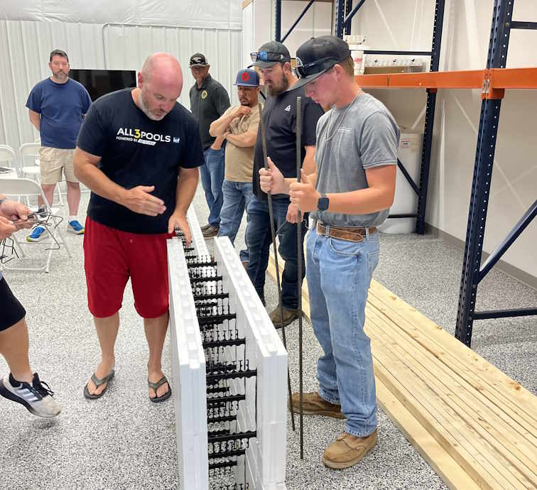 Learn how to stack ICF blocks.