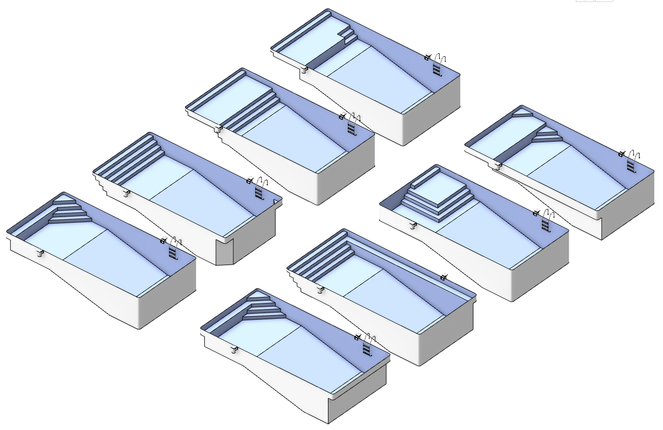 All3 Pools | Standard Kit Stairs